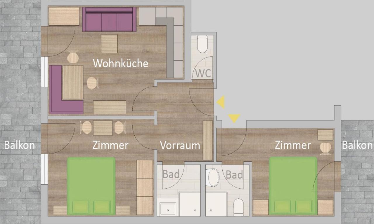 Appartementhaus Daniel 萨尔巴赫 外观 照片